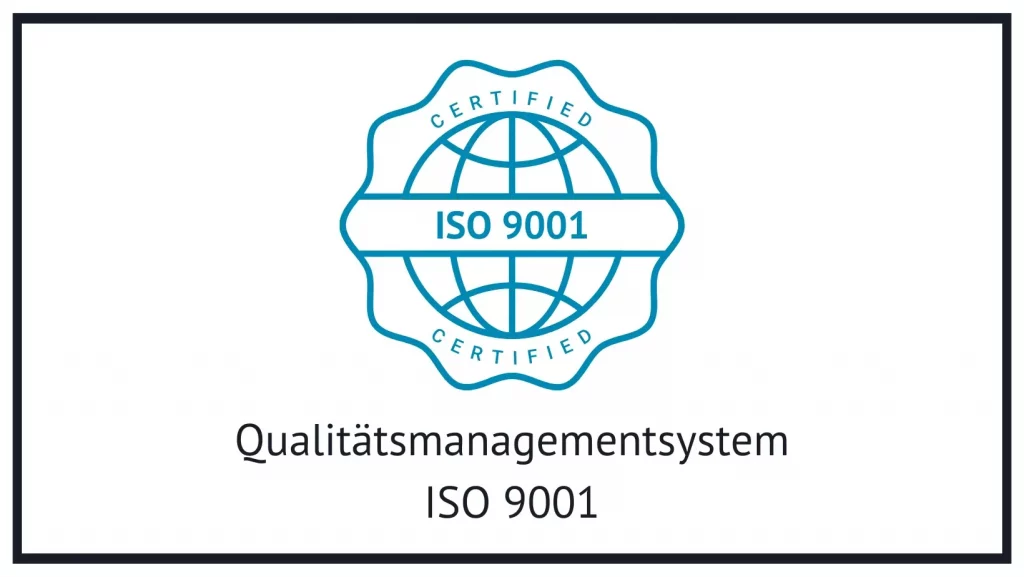 zertifikat qualitaetsmanagement iso 9001