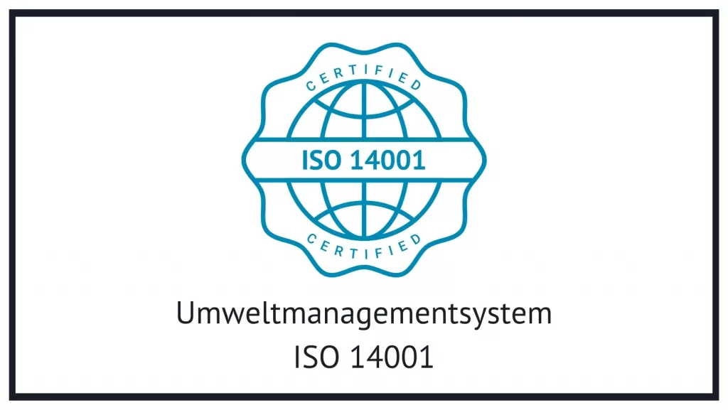 zertifikat umweltmanagement iso 14001